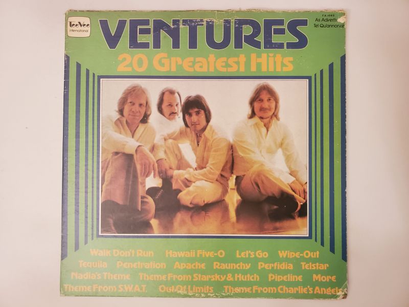 The Ventures 20 Greatest Hits vinyl record